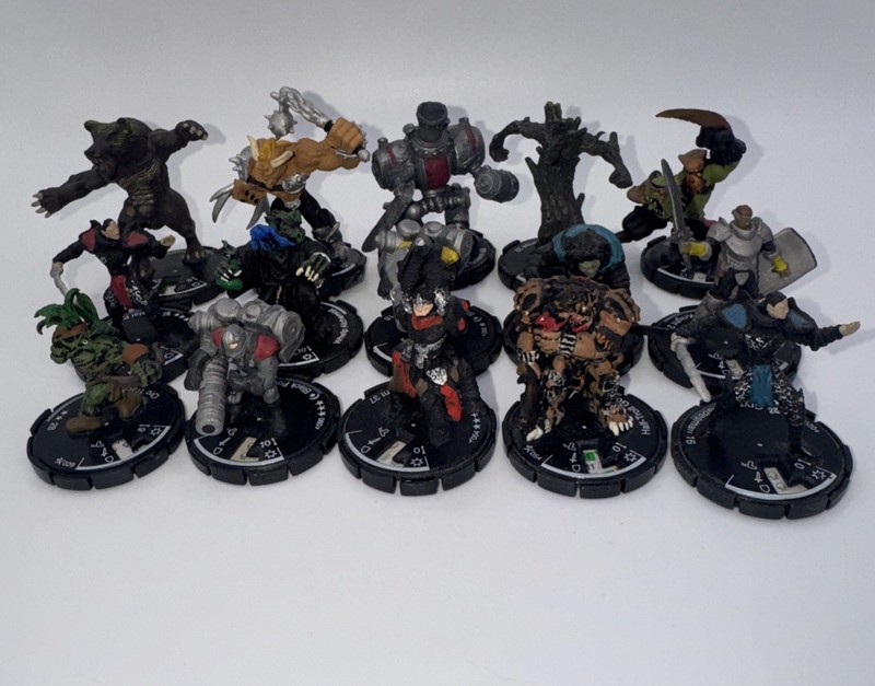 Lot Of 15 Mage Knight Miniatures Wizkids See Pics For Each Miniature In Lot
