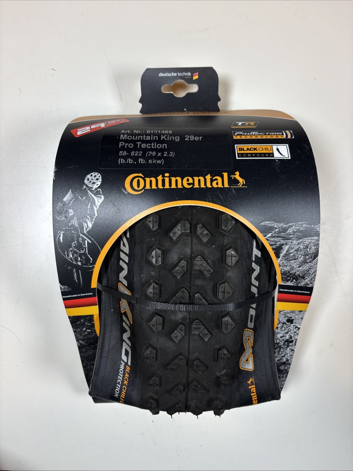 Continental Mountain Bike ProTection Tire - Black Chili, Tub