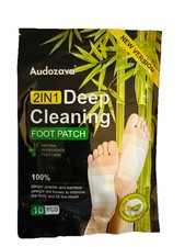 Deep Cleaning Foot Patches Natural Premium Ingredients, 100 Natural, 10 Pieces