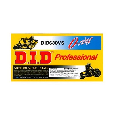 DID TRANSMISSION CHAIN 630V 94M RIVET for Kawasaki 750 GPZ ZX750A1/5 1983-198