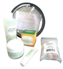 Mario Badescu Skincare LOT 5 Pcs Full Size Moisturizer Cleanser Lip Balm  Bag