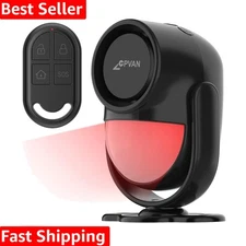 125dB Wireless Motion Sensor Alarm with 328ft Remote & 40ft Detection Range