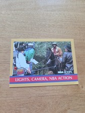 1990-91 NBA Hoops Behind the Scenes Lights, Camera, NBA Action Card #383 MALONE