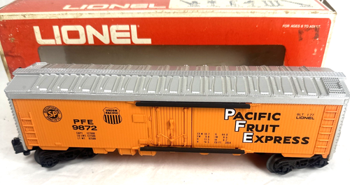 Lionel 6-9872 O Gauge PACIFIC FRUIT EXPRESS WOODSIDE REFFER 9872 | eBay
