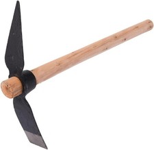 Pick Mattock Hoe Garden Heavy Duty Axe Hand T...