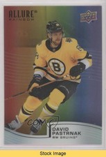 2021-22 Upper Deck Allure Rainbow Full Achievement David Pastrnak #R-93 READ 2u9
