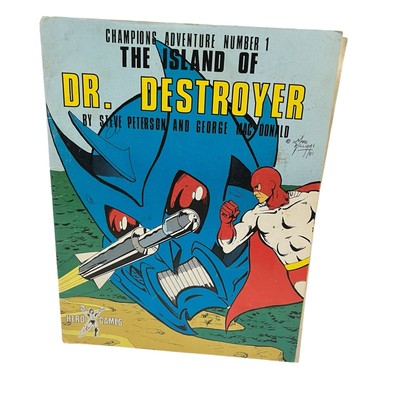Hero Games - The Island Of Dr Destroyer - Champions RPG 1981