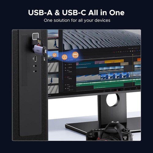 UGREEN SD Card Reader USB C, 3.0 Micro 2 in 1 Deep Gray - Picture 4 of 9