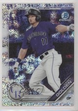 2019 Bowman Draft Chrome Sparkles Refractor Casey Golden #BDC-83 0b3