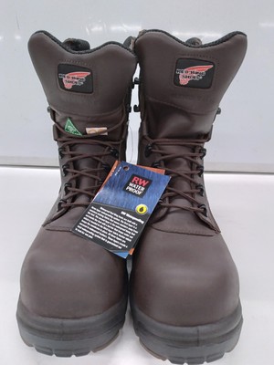 Red Wing 3548 Work Boots Men's Sz 14 D Brown Leather Waterproof