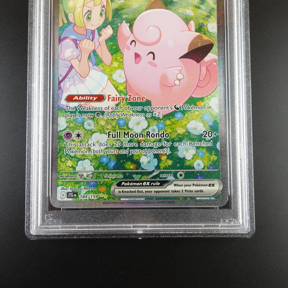 PSA 10 Lillie's Clefairy EX 184/159 Pokemon Journey Together