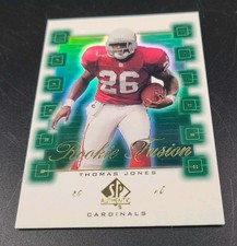 2000 Upper Deck Thomas Jones #RF5 Rookie Fusion Arizona Cardinals Football Card. rookie card picture