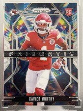 2024 Panini Prizm Xavier Worthy Prizmatic Insert Rookie Card- #14 Chiefs RC