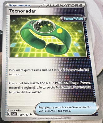Pokemon Karte Zeitparadoxon PARit DEU: TECHNORADAR 180/182 Uncommon