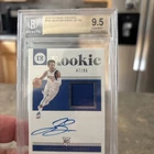 Jalen Brunson 2018-19 Panini Encased  Rookie Jersey Autographs 47/99 BGS 9.5 RC