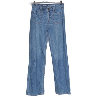 American Eagle, Jeans, Größe: 150, Blau, Baumwolle, Einfarbig, Denim #x5a