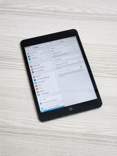 Apple iPad mini 1 A1455 32GB Wi-Fi  Cellular - Black - KO Home Button - OK...