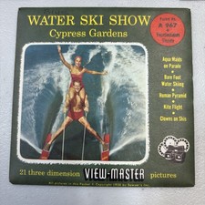 Cypress Gardens Water Ski Florida Sawyer's View-Master 3 Reel Packet Set A967