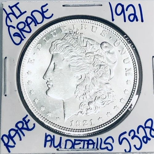 1921 MORGAN SILVER DOLLAR AUTHENTIC HI GRADE U.S. MINT COIN FREE SHIPPING 5328