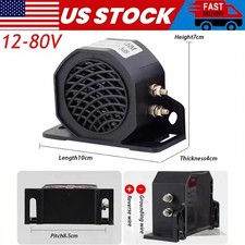 Truck Back-up Alarm, Waterproof Industrial Heavy-Duty 110dB 12V/80V