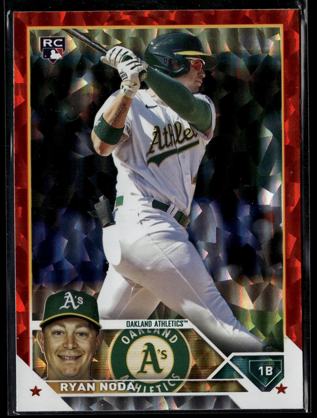 Ryan Noda 2023 Topps Update #US75 Orange Foil #/299 SN