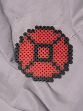 Steven Universe Ruby Gemstone Original Perler Bead Fan Art