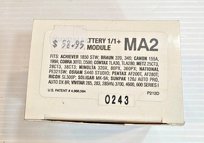 Quantum Instruments MA2 Battery Module Flash Power Pack Boxed Camera Accessory