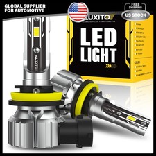 2/4PCS H11 H8 H16 LED Headlight Bulbs Kit 100W 32000LM Super Bright White 6500K