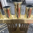 Rare Vintage Jewish /  Judaism / Hebrew MENORAH Shalom / Peace - Electric Lamp — photo 6