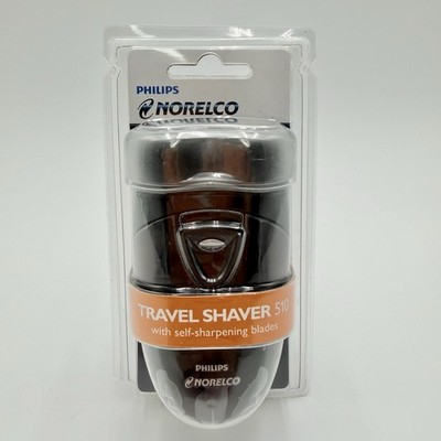 Philips Norelco Travel Shaver 510 PQ208/40 New Sealed Damaged Blister