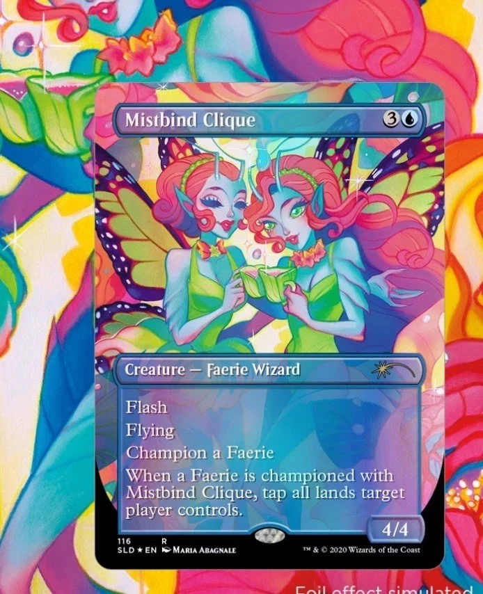 Secret Lair Faerie, Faerie, Faerie Rad Magic the Gathering MTG Foil Set Rare New - Image 3 of 4