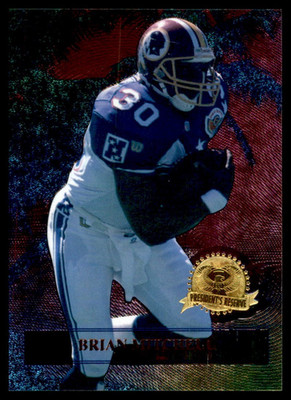 1996 President's Reserve Tanned, Rested, & Ready Brian Mitchell Gold Sp #24 /150