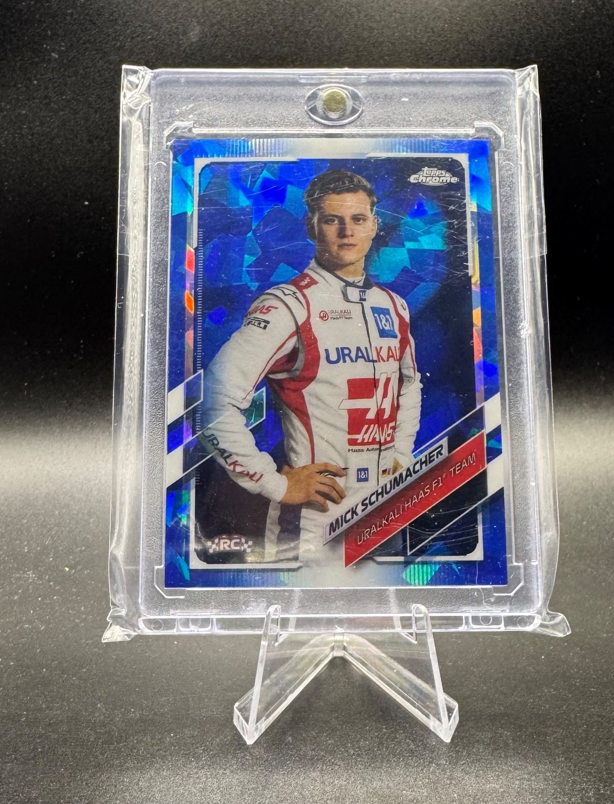 2021 Topps Chrome F1 Sapphire Edition Mick Schumacher RC Rookie #17 Formula 1
