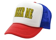 BEER ME Adjustable Snap Back Trucker Hat Cap