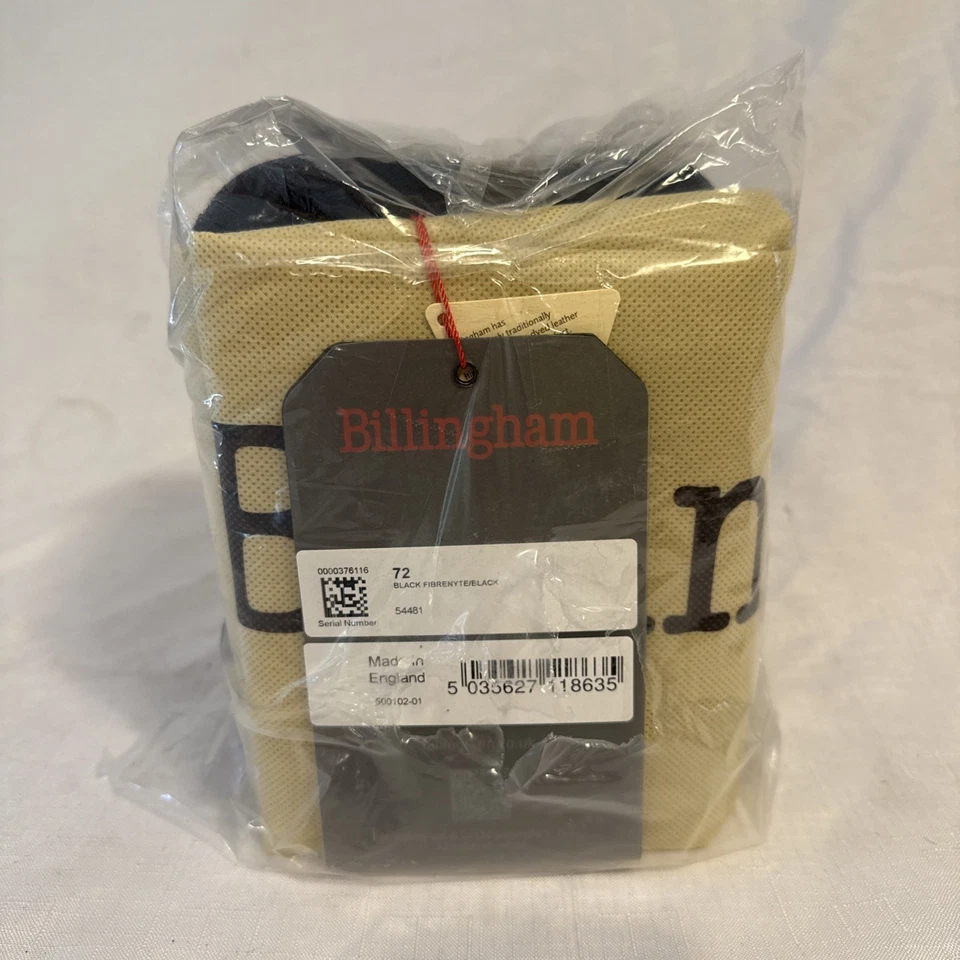 Новая сумка для фотоаппарата Billingham 72 (черная волокнистая / черная кожа) No35095 - Изображение 2 из 4