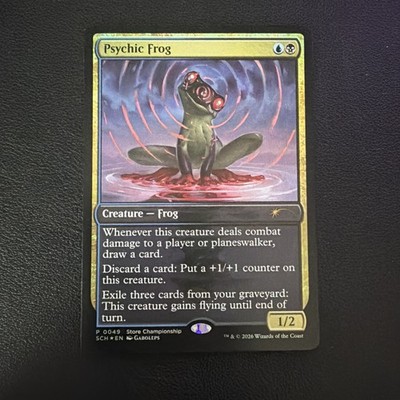 Psychic Frog - FOIL - Store Championship Promo - In Hand, Fast