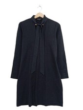 MASSIMO DUTTI Robe à manches longues Dames Robe T EU 40 noir élégant