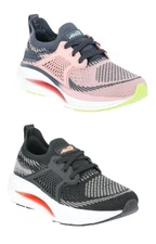 Avia Women's Black or Pink Caged Knit Slip-on Athletic Sneakers Shoes: 6-11