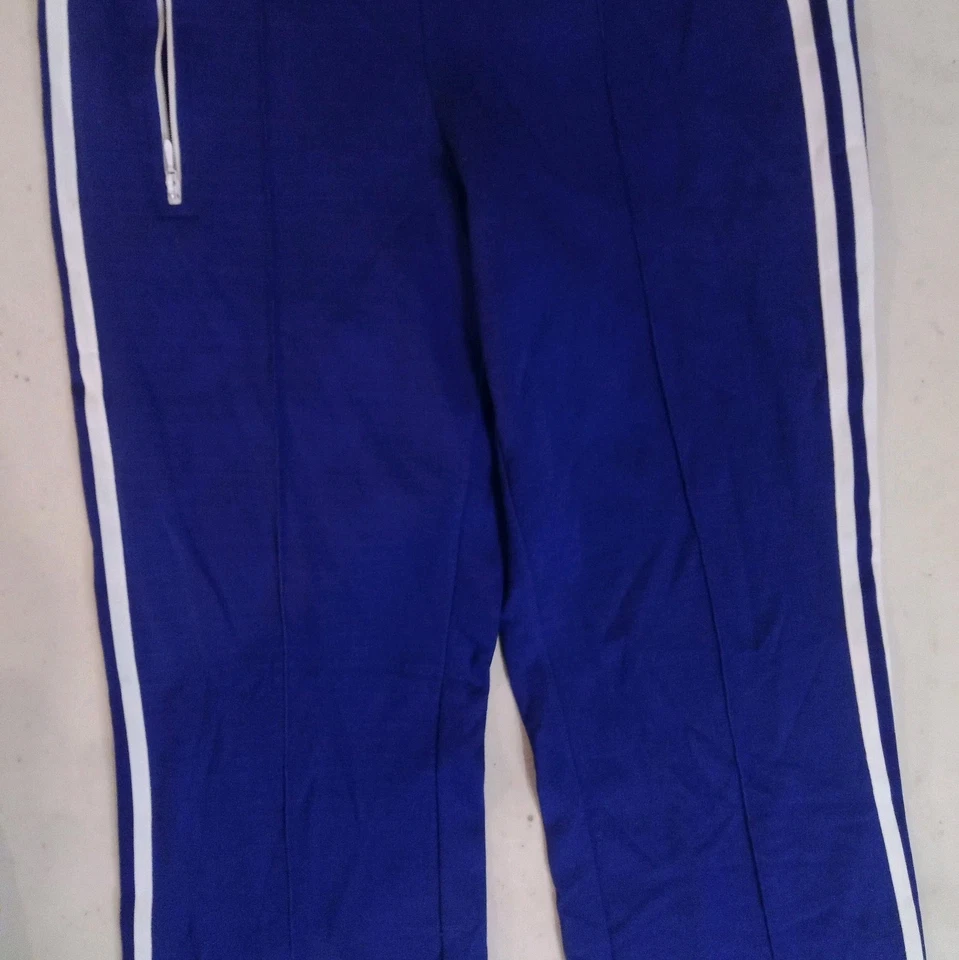 Adidas Vintage 70/80s Pantaloni Tuta Ginnastica Corsa Track Long Run Pants D5 M Foto 4 de 4
