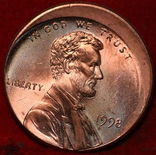 1998-P Lincoln Memorial Cent — photo from the most recent tracked eBay sale