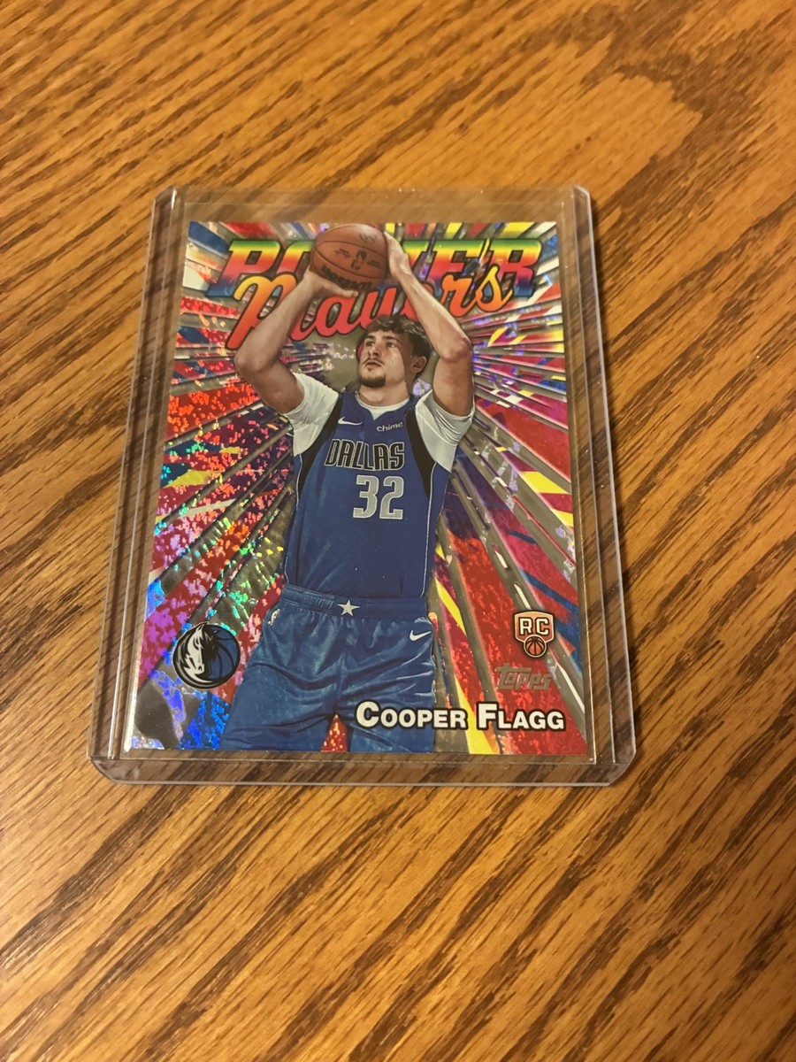 2025-26 Topps Flagship Cooper Flagg Power Players Sparkle Foil SP
