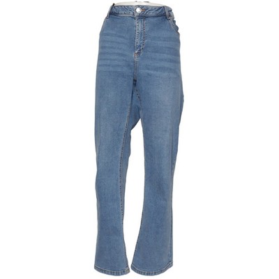 Noa Noa, Jeans, Größe: 48, STRAIGHT LEG, Blau, Einfarbig, Denim, Damen #JPx