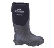 Dryshod Kid's Arctic Storm Black/Gray Waterproof Winter Boot ARS-KD-BK