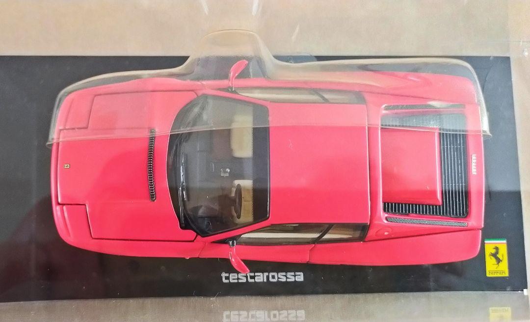 京商　Ferrari testarossa Late Version 1:43 Kyosho FERRARI TESTAROSSA LATE VERSION White Die Cast