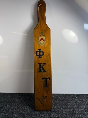 Phi Kappa Tau Fraternity Paddle 1979 Kansas State University
