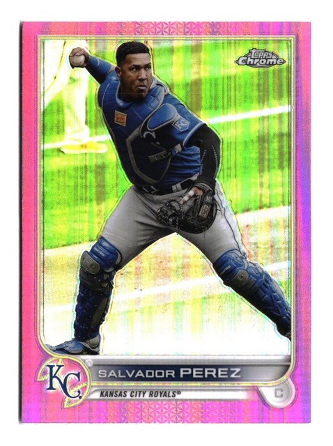 2022 Topps Chrome Salvador Perez Pink Refractor #50