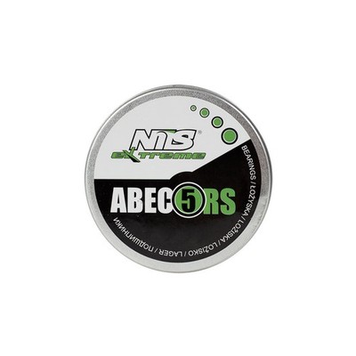 5907695527704 ABEC-5 RS ZIELONY CARBON ŁOŻYSKA (8szt.) OPAK. METAL NILS EXTREME 