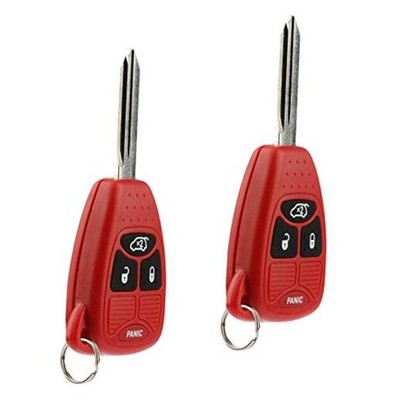 Key Fob Keyless Entry Remote fits Chrysler 200 300 300c PT Cruiser 2-Pack Red