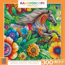 MasterPieces - Kaleidoscope - Summer Stallion 300 Piece EZ Grip Jigsaw Puzzle