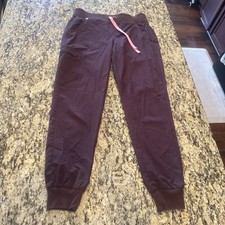 FIGS Brown Zamora Jogger Scrub Pants Size S